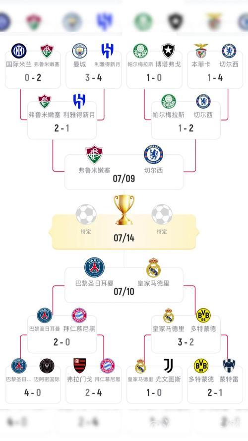 弗鲁米嫩塞战切尔西,巴黎迎战皇马:世俱杯半决赛对阵出炉 弗鲁米嫩塞战切尔西,巴黎迎战皇马:世俱杯半决赛对阵出炉